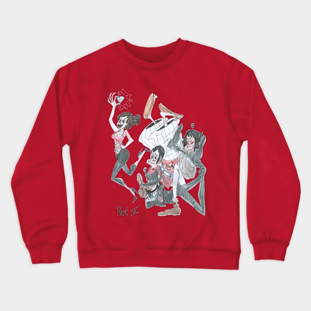 Part II Crewneck Sweatshirt by giuliadrawsstuff